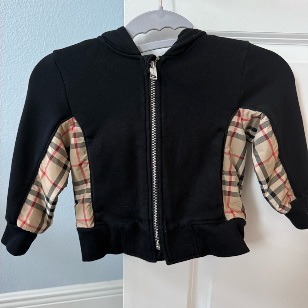 Boy's Nolen Check-Inserts Hoodie